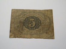 Load image into Gallery viewer, 1863 $.05 First Issue Fractional Currency Obsolete Bank Note Bill! 1st Issue