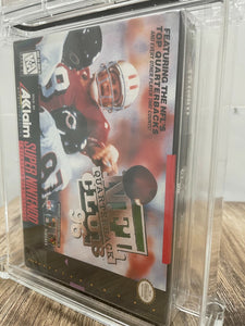NFL Quarterback Club '96 Super Nintendo Sealed Video Game Wata 9.4 A+ Football