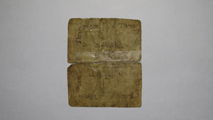 1772 Three Pence Pennsylvania PA Colonial Currency Bank Note Bill RARE ISSUE 3d