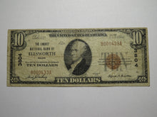 Load image into Gallery viewer, $10 1929 Ellsworth Maine ME National Currency Bank Note Bill Charter #3804 FINE
