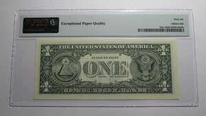 $1 2003A Repeater Serial Number Federal Reserve Currency Bank Note Bill UNC66EPQ