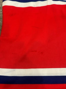 1984-85 Mats Naslund Montreal Canadiens NHL Game Used Worn Away Hockey Jersey