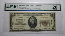 Load image into Gallery viewer, $20 1929 Marlboro New York NY National Currency Bank Note Bill Ch. #8834 VF20