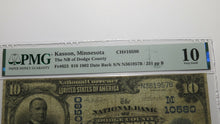 Load image into Gallery viewer, $10 1902 Kasson Minnesota National Currency Bank Note Bill #10580 Dodge County