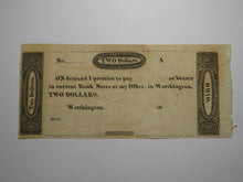 Load image into Gallery viewer, $2 18__ Worthington Ohio OH Obsolete Currency Bank Note Erza Griswold UNC++