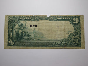 $20 1902 Madison Indiana IN National Currency Bank Note Bill Ch. #111 FINE