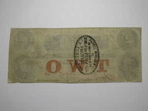 $2 1861 Charleston South Carolina SC Obsolete Currency Bank Note Bill Bank of SC