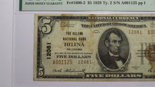 Load image into Gallery viewer, $5 1929 Helena Oklahoma OK National Currency Bank Note Bill Ch #12081 VF25