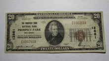 Load image into Gallery viewer, $20 1929 Prospect Park New Jersey NJ National Currency Bank Note Bill #12861 VF