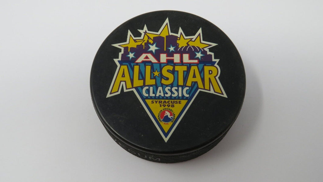 1998 AHL All Star Game Official Game Puck Not Used RARE Syracuse Crunch New York