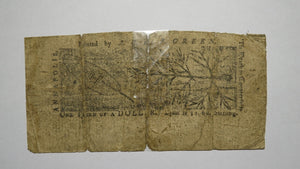 1774 $1/3 Maryland MD Colonial Currency Bank Note Bill! RARE ISSUE! 