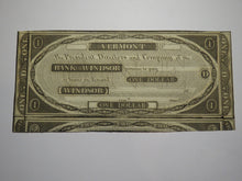 Load image into Gallery viewer, $1 18__ Windsor Vermont VT Obsolete Currency Bank Note Bill Remainder UNC++++