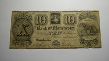 Load image into Gallery viewer, $10 1837 Manchester Michigan MI Obsolete Currency Note Bill! Bank of Manchester
