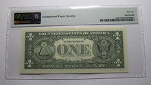 Load image into Gallery viewer, $1 2003 Radar Serial Number Federal Reserve Currency Bank Note Bill PMG UNC66EPQ