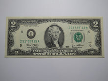 Load image into Gallery viewer, $2 2003 Radar Serial Number Federal Reserve Currency Bank Note Bill UNC 51088015