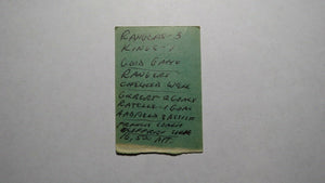 January 23, 1969 New York Rangers Vs. Los Angeles Kings Hockey Ticket Stub!
