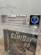 Load image into Gallery viewer, NFL GameDay &#39;99 Sony Playstation Factory Sealed Video Game Wata 8.0 Graded 1998