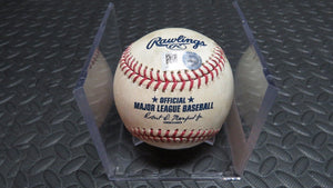 2019 Hunter Dozier Kansas City Royals Game Used RBI Sacrifice Fly MLB Baseball!