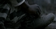 Load image into Gallery viewer, Michael Kenneth Williams Chalky White Boardwalk Empire Screen Worn Prison Outfit