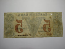 Load image into Gallery viewer, $5 1852 West Killingly Connecticut CT Obsolete Currency Bank Note Bill! Eastern