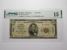 Load image into Gallery viewer, $5 1929 Dothan Alabama AL National Currency Bank Note Bill Ch. #7932 F15 PMG