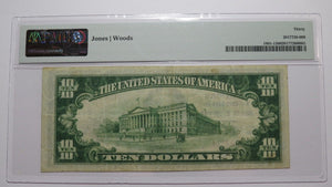 $10 1929 Blue Earth Minnesota MN National Currency Bank Note Bill #5393 VF30 PMG