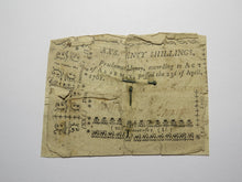 Load image into Gallery viewer, 1761 Twenty Shillings North Carolina NC Colonial Currency Note Bill! 20s RARE