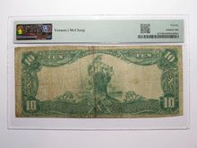 Load image into Gallery viewer, $10 1902 Poultney Vermont VT National Currency Bank Note Bill Ch. #9824 PMG VF20