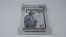 Load image into Gallery viewer, Madden '97 NFL Football Sega Genesis Factory Sealed Video Game Wata Graded 8.5