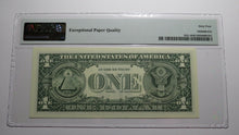 Load image into Gallery viewer, $1 2003 Radar Serial Number Federal Reserve Currency Bank Note Bill PMG UNC64EPQ