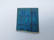 Load image into Gallery viewer, March 25, 1973 New York Rangers Vs. Minnesota North Stars NHL Hockey Ticket Stub