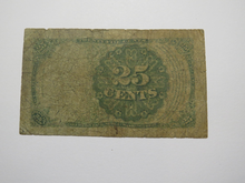 Load image into Gallery viewer, 1874 $.25 Fifth Issue Fractional Currency Obsolete Bank Note Bill 5th Filler