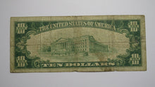 Load image into Gallery viewer, $10 1929 Union City New Jersey NJ National Currency Bank Note Bill #9544 Fine+