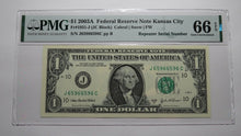 Load image into Gallery viewer, $1 2003A Repeater Serial Number Federal Reserve Currency Bank Note Bill UNC66EPQ