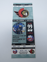 Load image into Gallery viewer, December 28, 1994 Ottawa Senators New York Islanders Ghost NHL Hockey Ticket