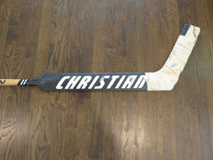 1991-92 Jon Casey Minnesota North Stars Game Used Christian Hockey Goalie Stick