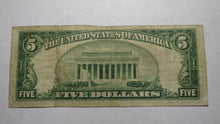 Load image into Gallery viewer, $5 1929 Larchmont New York NY National Currency Bank Note Bill! Ch. #6019 FINE!