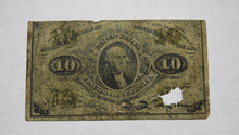 Load image into Gallery viewer, 1863 $.10 Second Issue Fractional Currency Obsolete Bank Note Bill! 2nd RARE!