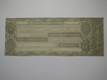 Load image into Gallery viewer, $5 18__ Windsor Vermont VT Obsolete Currency Bank Note Bill Remainder UNC++++