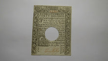 Load image into Gallery viewer, 1780 40s Hartford Connecticut CT Colonial Currency Note Bill Forty Shillings!