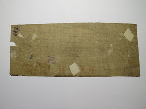 $5 1857 Beverly Massachusetts Obsolete Currency Bank Note Bill Bass River Bank