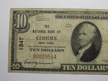 Load image into Gallery viewer, $10 1929 Cohoes New York NY National Currency Bank Note Bill Ch. #1347 FINE