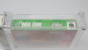 WWF War Zone Wrestling Nintendo 64 Factory Sealed Video Game Wata Graded 7.5 N64