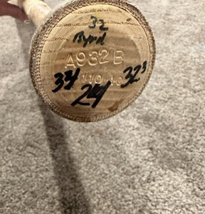 Marlon Byrd Game Used Rawlings Adirondack Pro MLB Baseball Bat