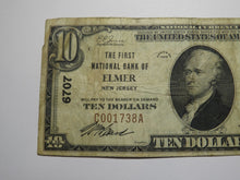 Load image into Gallery viewer, $10 1929 Elmer New Jersey NJ National Currency Bank Note Bill Charter #6707 FINE