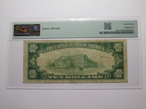 $10 1929 Honolulu Hawaii HI National Currency Bank Note Bill Ch. #5550 VF25 PMG