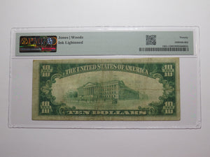 $10 1929 Oakes North Dakota National Currency Bank Note Bill Ch. #6457 VF20 PMG