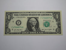 Load image into Gallery viewer, $1 2021 Radar Serial Number Federal Reserve Currency Bank Note Bill UNC 47588574