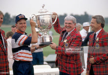 Load image into Gallery viewer, 1989 Payne Stewart PGA Championship Match Used Worn Chicago Bears Golf Hat