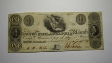 Load image into Gallery viewer, $1 1829 Salem New Jersey Obsolete Currency Bank Note Bill! Salem &amp; Philadelphia